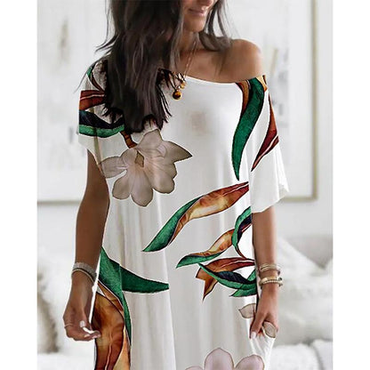 Casual one shoulder dress