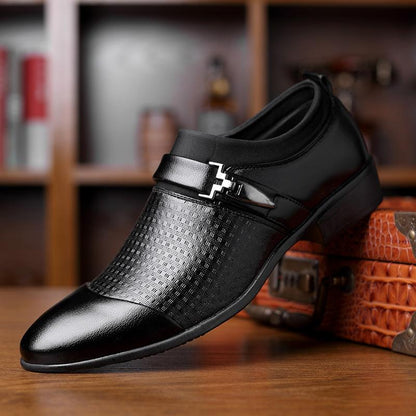 Italian handmade cowhide business shoes