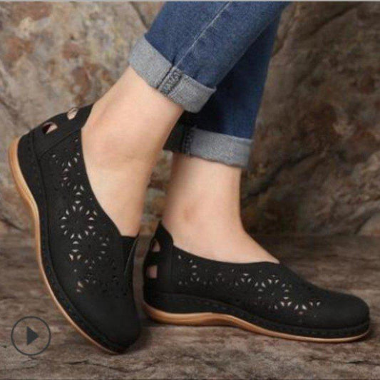 Hollow Elastic Shoes