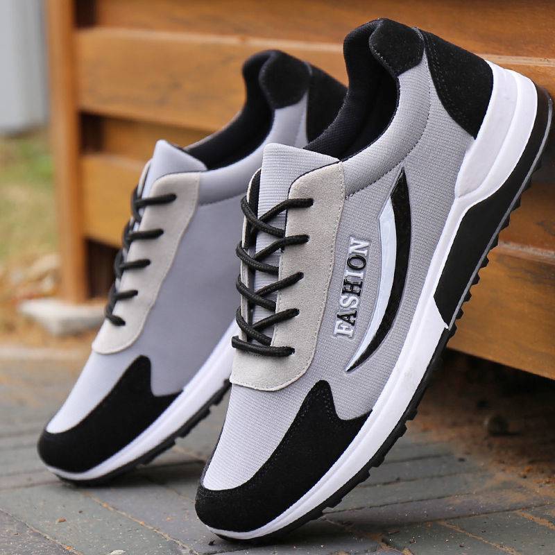 （Big Sale💥）Breathable thick bottom low top lace up shoes