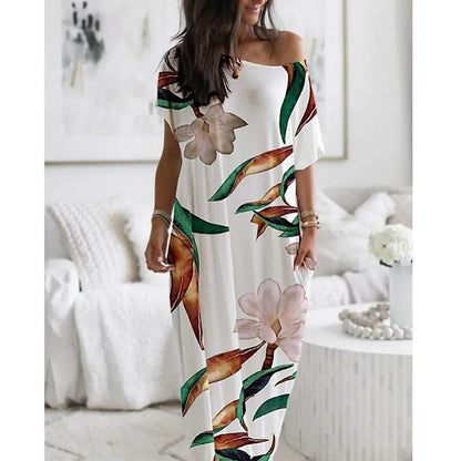 Casual one shoulder dress