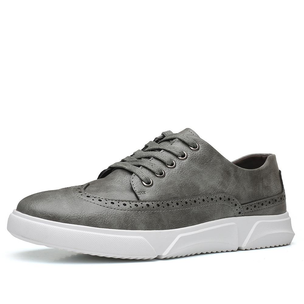 Comfortable wear resistant Italian leather sports shoes