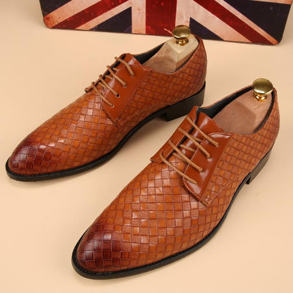 Italian handmade cowhide British beef tendon bottom leather shoes