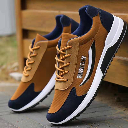 （Big Sale💥）Breathable thick bottom low top lace up shoes