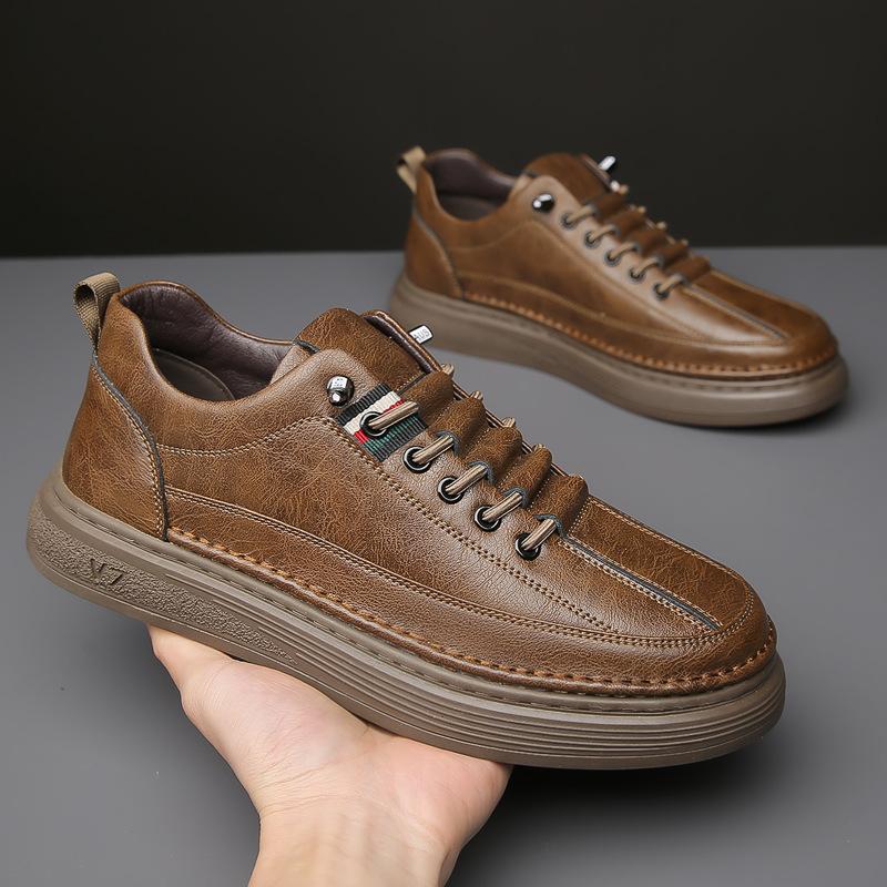 Italian leather orthopedic shoe