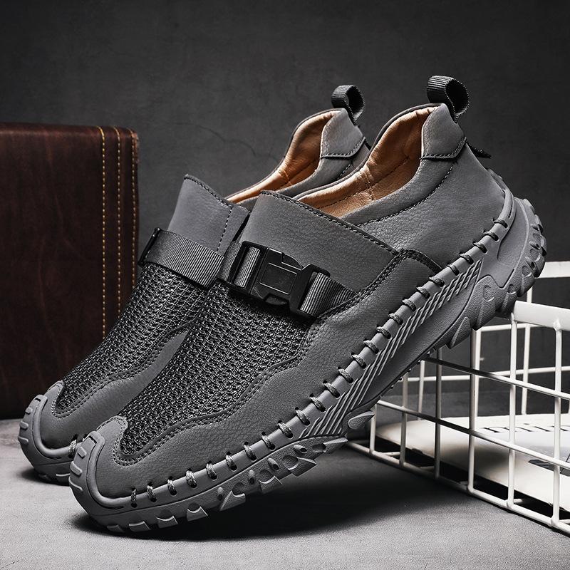 Leather wild loafers