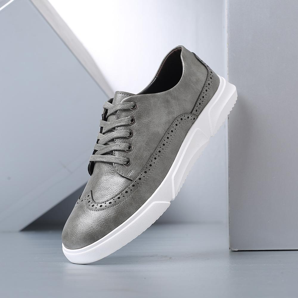 Comfortable wear resistant Italian leather sports shoes