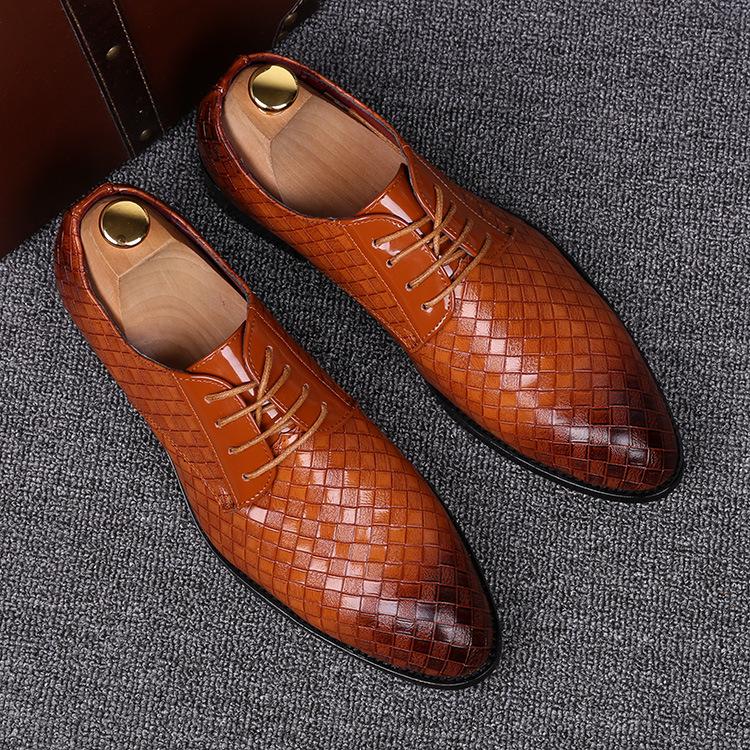 Italian handmade cowhide British beef tendon bottom leather shoes